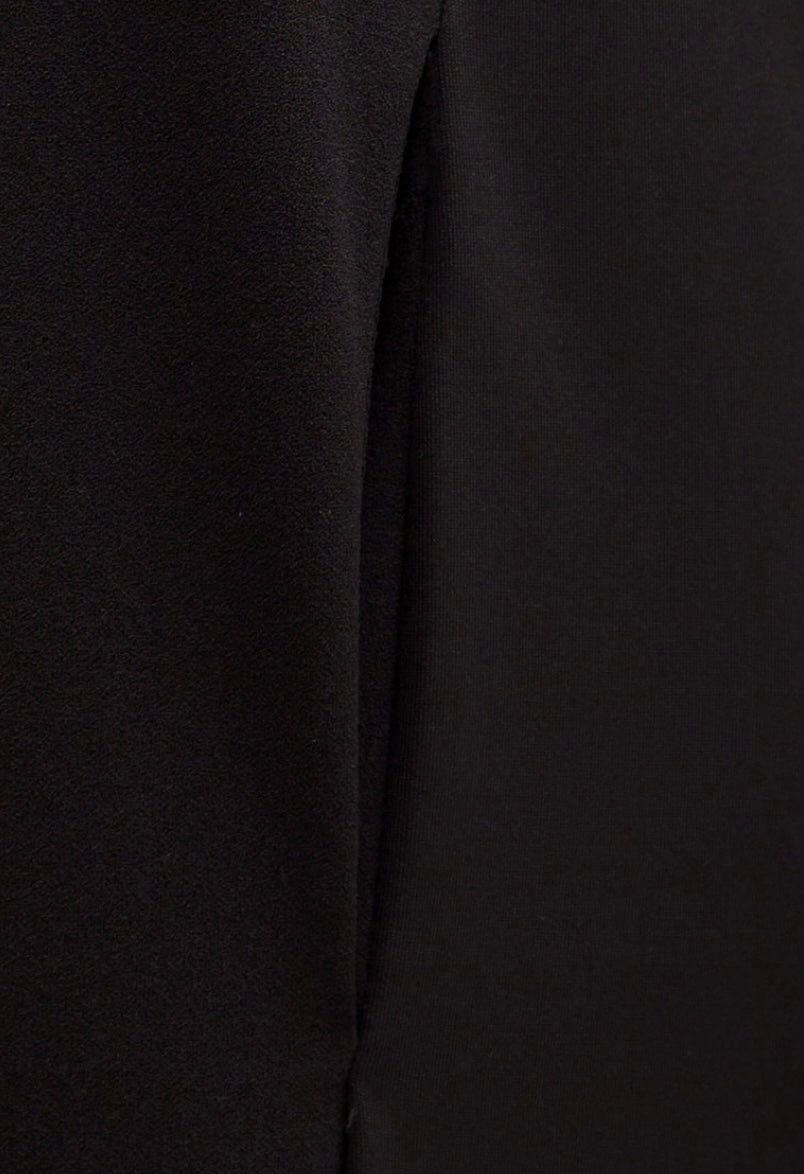 BATWING SCOOP NECK PLUS SIZE MINI DRESS