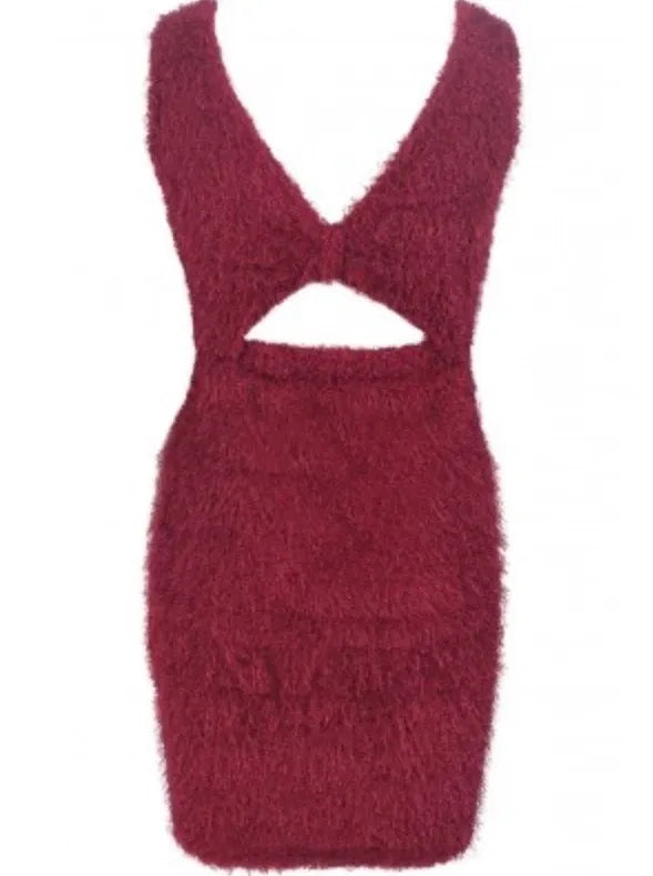 Eyelash Knitted Dress